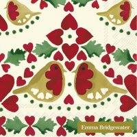 Napkins 25x25 cm - CHRISTMAS JOY cream