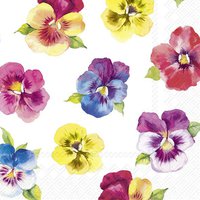 Napkins 25x25 cm - PEPPY PANSIES