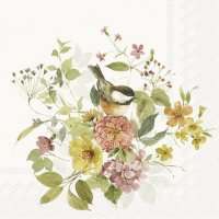 餐巾25x25厘米 - BLESSED BY NATURE cream