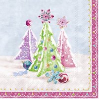 Servietten 25x25 cm - SUGAR WORLD light blue