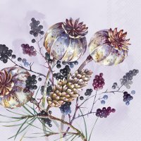 Servietten 25x25 cm - AMARA violet