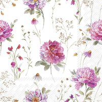 Napkins 25x25 cm - PARTOUT DES FLEURS