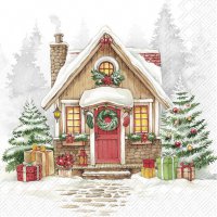Serviettes 25x25 cm - FESTIVE HOUSE