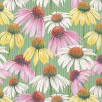 Napkins 25x25 cm - PASTEL GARDEN green