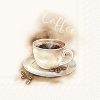 Serviettes 25x25 cm - COFFEE cream
