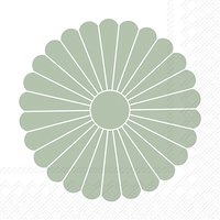 Servilletas 25x25 cm - FLEUR (V&B) green