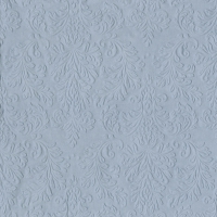 Napkins 33x33 cm embossed - CAMEO UNI ocean