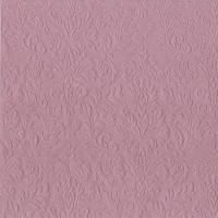 Serwetki tłoczone 33x33 cm - CAMEO UNI old rose