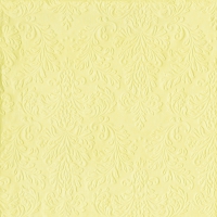 Serviettes 33x33 cm - CAMEO UNI light yellow
