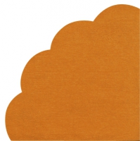 餐巾 - 圆形 - UNI orange