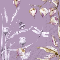 Serviettes 33x33 cm - NODIN violet