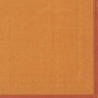 Servietten 33x33 cm - LINEN orange