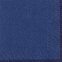 Servilletas 33x33 cm - LINEN dark blue