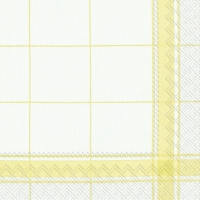 Serviettes 33x33 cm - COUNTRY LIVING yellow