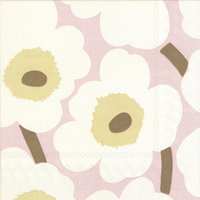 Napkins 33x33 cm - UNIKKO rose cream