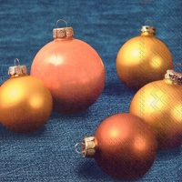 Servilletas 33x33 cm - DENIM CHRISTMAS