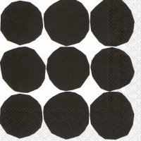 Napkins 33x33 cm - KIVET black white