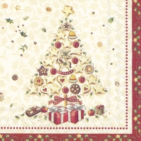 餐巾33x33厘米 - CHRISTMAS BAKERY TREE V&B