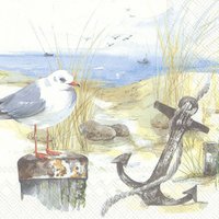 Serviettes 33x33 cm - SEAGULLS