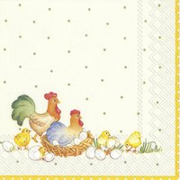 Napkins 33x33 cm - NEW EASTER FARMERS (V&B)