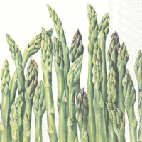 Салфетки 33x33 см - GREEN ASPARAGUS