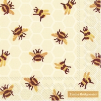 Serviettes 33x33 cm - BUMBLE BEE