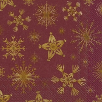 餐巾33x33厘米 - STRAW STARS red