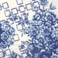 餐巾33x33厘米 - CATRINA cream blue
