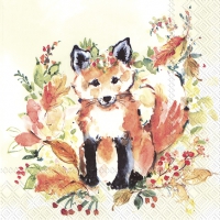 Napkins 33x33 cm - SWEET FOX