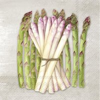 Servietten 33x33 cm - ASPARAGUS VARIETIES linen