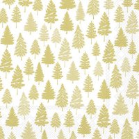 餐巾33x33厘米 - NORDIC FOREST gold