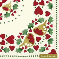 Servietten 33x33 cm - CHRISTMAS JOY cream