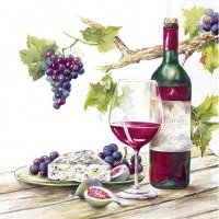 餐巾33x33厘米 - RED WINE TASTING