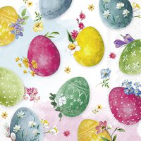 Serviettes 33x33 cm - EGGS PAINTING