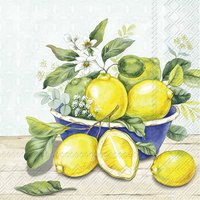餐巾33x33厘米 - LEMON IN BOWL mint