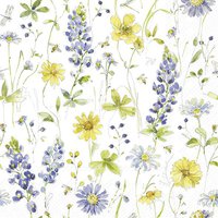 餐巾33x33厘米 - LOVELY BLUES ALLOVER