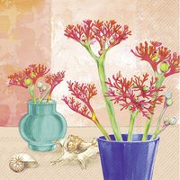 Napkins 33x33 cm - COASTAL LIVING coral