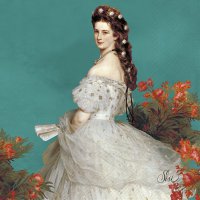 Servietten 33x33 cm - SISI SCHÖNBRUNN petrol