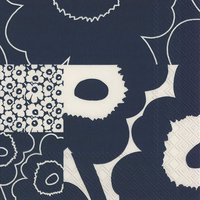 Serviettes 33x33 cm - UNIKKO KOLLAASI dark blue