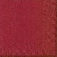 餐巾33x33厘米 - LINEN red