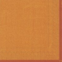 Servietten 33x33 cm - LINEN orange