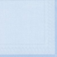 Napkins 33x33 cm - LINEN light blue