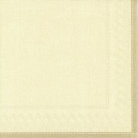 Napkins 33x33 cm - LINEN cream