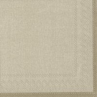 Servietten 33x33 cm - LINEN dark linen