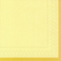 餐巾33x33厘米 - LINEN light yellow