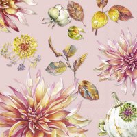 餐巾33x33厘米 - DAHLIA DREAM pink