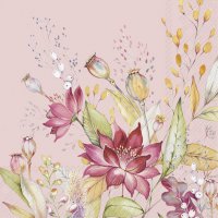 餐巾33x33厘米 - AUTUMN MEADOW pink