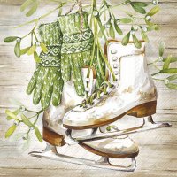 Napkins 33x33 cm - READY TO ICE SKATE