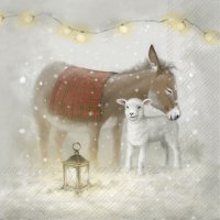 Napkins 33x33 cm - NINO AND MOLLY light grey