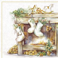 餐巾33x33厘米 - COZY FIREPLACE gold